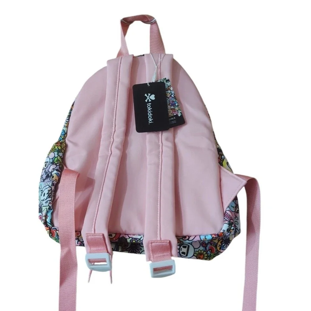 Tokidoki Mini Backpack Bright Character Print Sunflowers New With Tags Kidcore